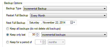 Versioned Backups